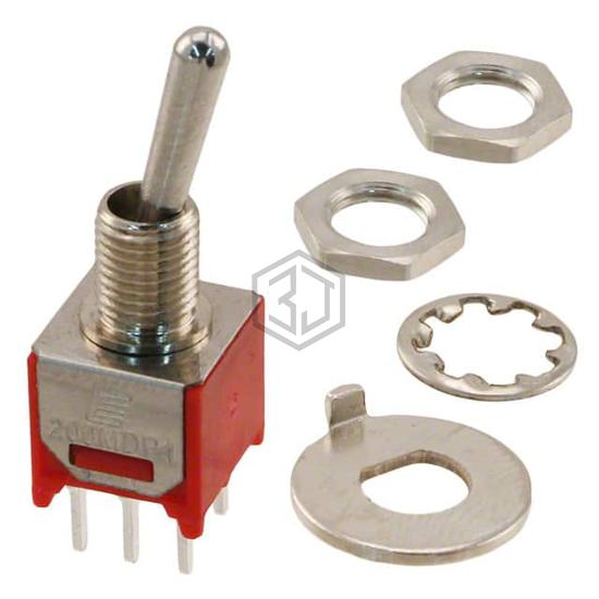 200MDP1T1B1M2QEH - E-Switch - Toggle Switches