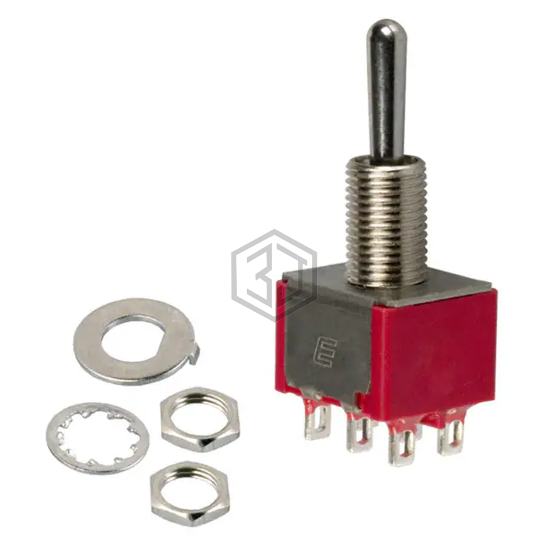 100DP3T1B1M1QEH - E-Switch - Toggle Switches