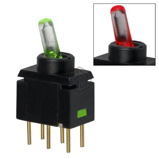 G12JPCF - NKK Switches - Toggle Switches