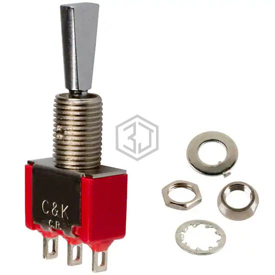 7101P3YZQE - C&K - Toggle Switches