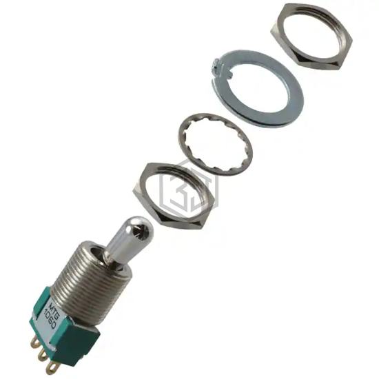 MTG106D - TE Connectivity ALCOSWITCH Switches - Toggle Switches