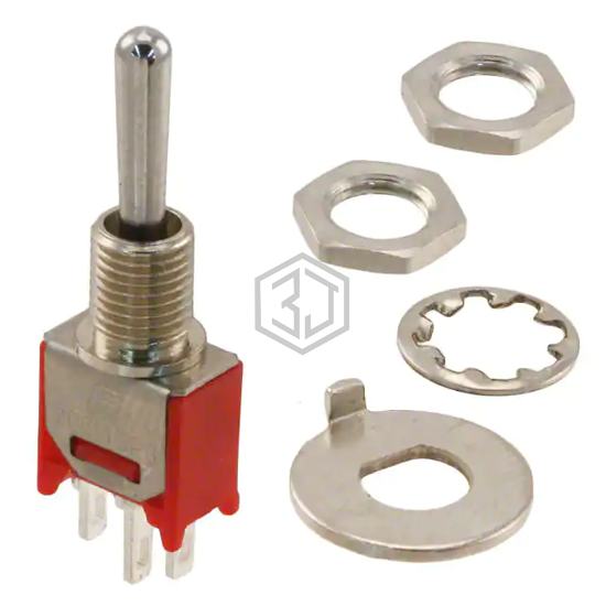 200MSP3T1B1M1QEH - E-Switch - Toggle Switches