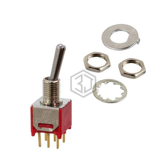 200MDP1T1B1M2REH - E-Switch - Toggle Switches