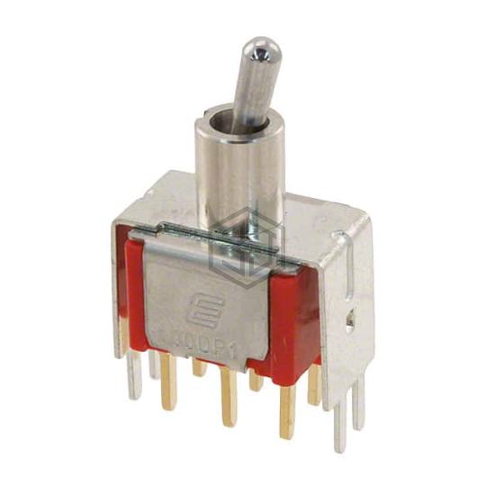 100DP1T2B4VS2RE - E-Switch - Toggle Switches