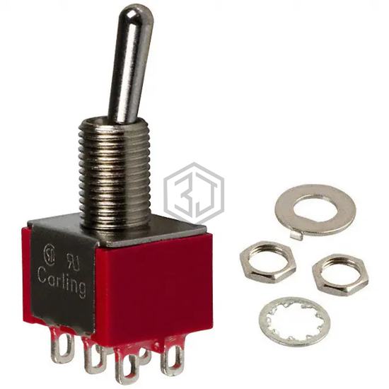2M1-DP3-T1-B1-M1QE - Carling Technologies - Toggle Switches