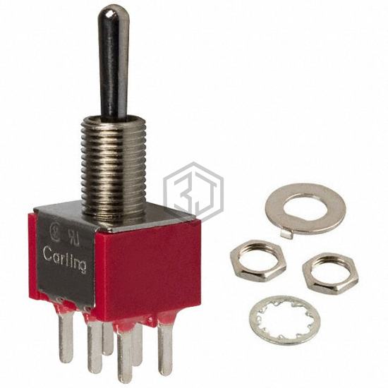 2M1-DP3-T1-B1-M2QE - Carling Technologies - Toggle Switches