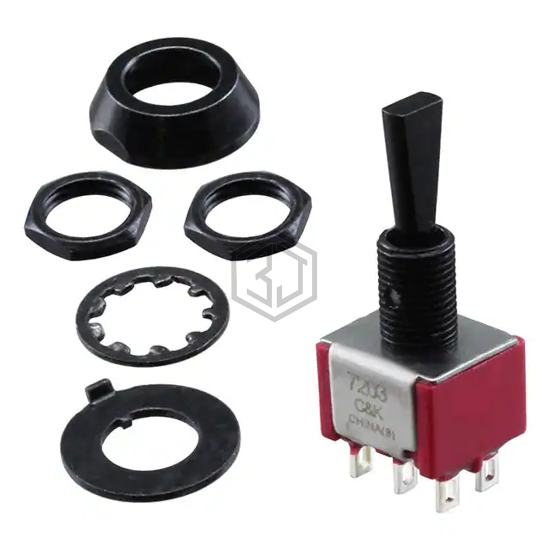 7203P3YZQE22 - C&K - Toggle Switches