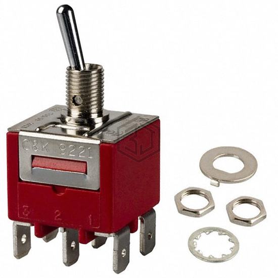 9221SH3Z4QD - C&K - Toggle Switches