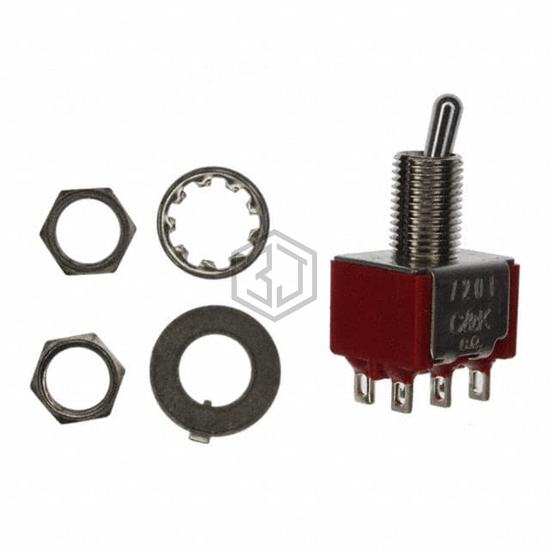 7201MYZQE - C&K - Toggle Switches