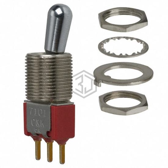 7101T1CWCQE - C&K - Toggle Switches