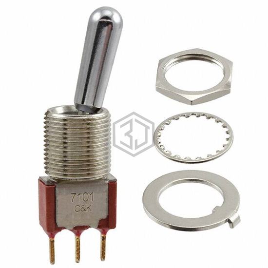 7101TCWCBE - C&K - Toggle Switches