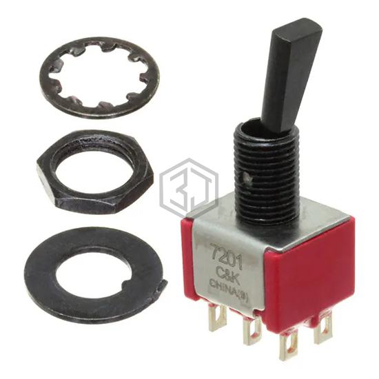 7201P3YZQE22 - C&K - Toggle Switches