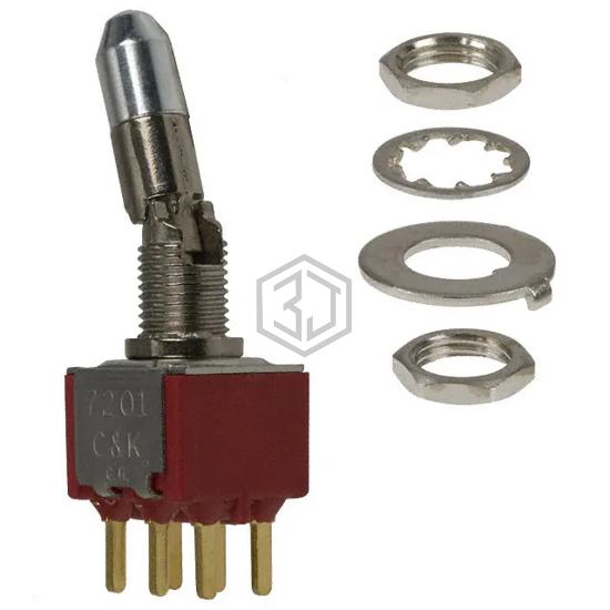 7201K2CBE - C&K - Toggle Switches