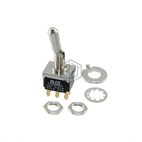 6-6437630-1 - TE Connectivity ALCOSWITCH Switches - Toggle Switches