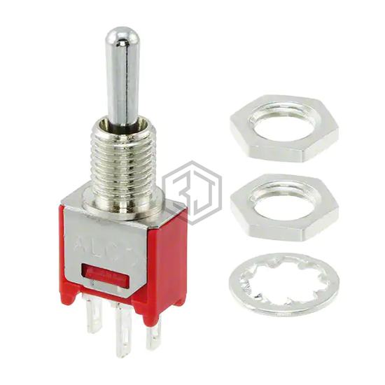 TMS3T3B1M1QE - TE Connectivity ALCOSWITCH Switches - Toggle Switches