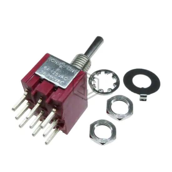 SW-T2-6E-B-A2-M3 - Adam Tech - Toggle Switches