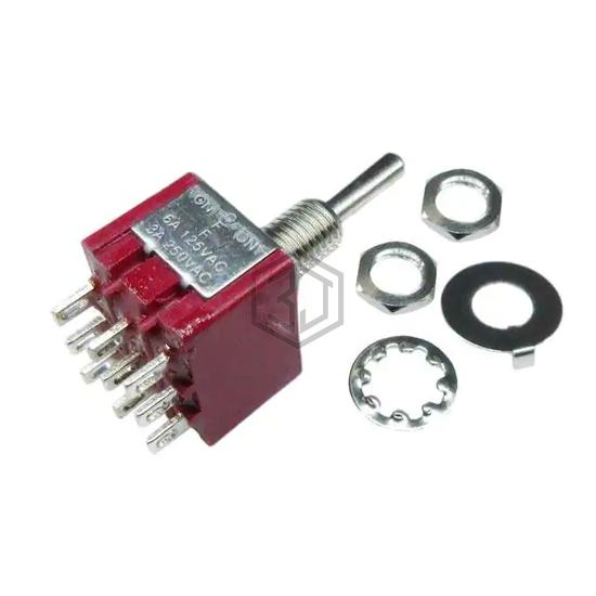 SW-T2-6E-A-A2-M3 - Adam Tech - Toggle Switches