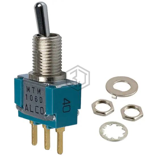 MTM106DPC - TE Connectivity ALCOSWITCH Switches - Toggle Switches
