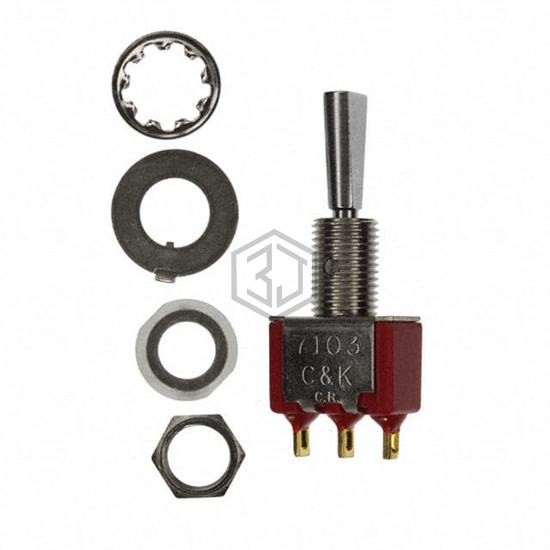 7103P3YZGE - C&K - Toggle Switches