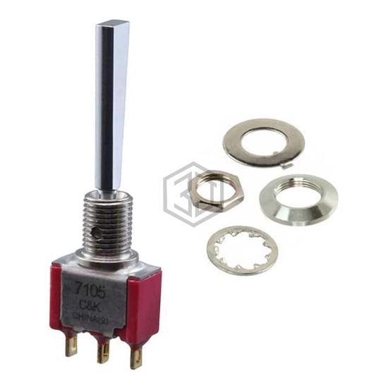 7105P1HZBE - C&K - Toggle Switches
