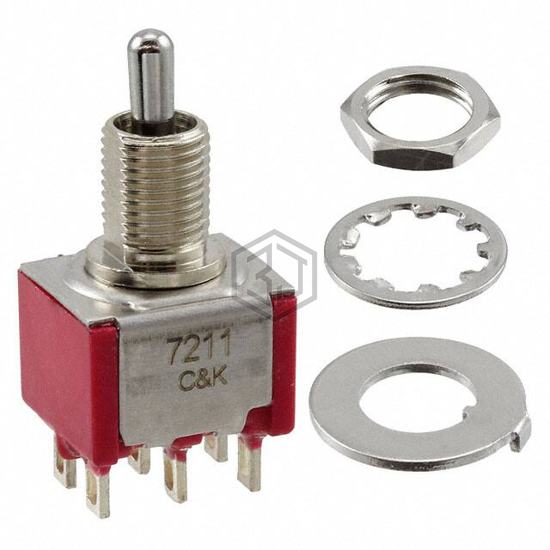 7211MHZQE - C&K - Toggle Switches