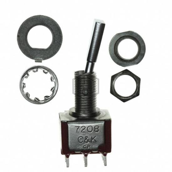 7208P3Y4ZQE - C&K - Toggle Switches