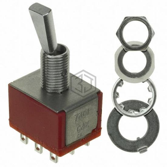 7301P3YZQI - C&K - Toggle Switches