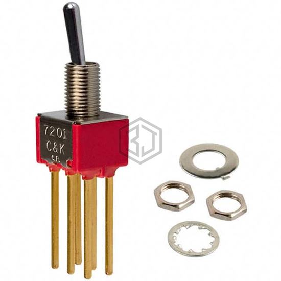 7201SYWBE - C&K - Toggle Switches