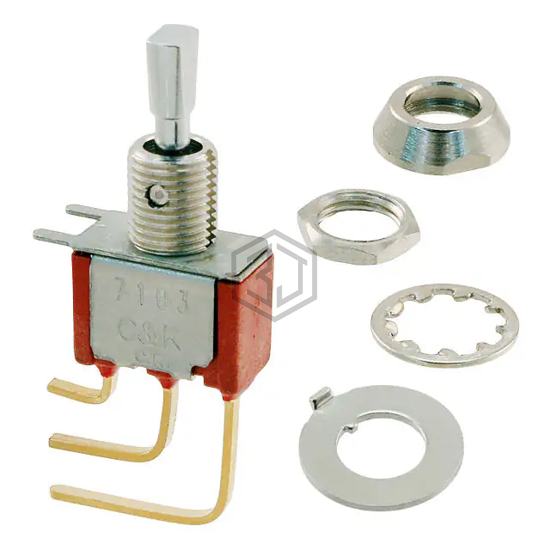 7103P4DAV2BE - C&K - Toggle Switches