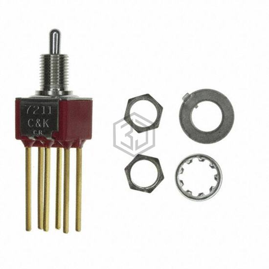 7211MHWBE - C&K - Toggle Switches
