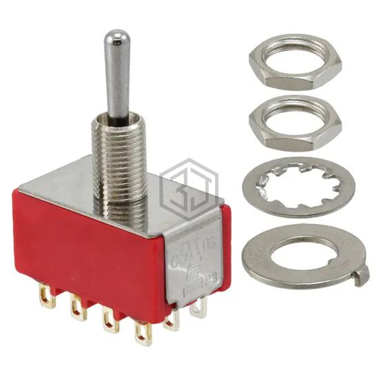 1004P3T1B1M1QEH - E-Switch - Toggle Switches