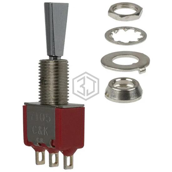 7105P3YZQE - C&K - Toggle Switches