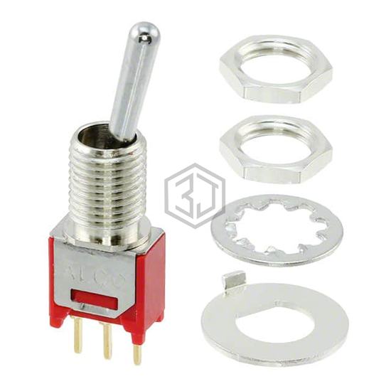 TMS1T4B5M2RE - TE Connectivity ALCOSWITCH Switches - Toggle Switches