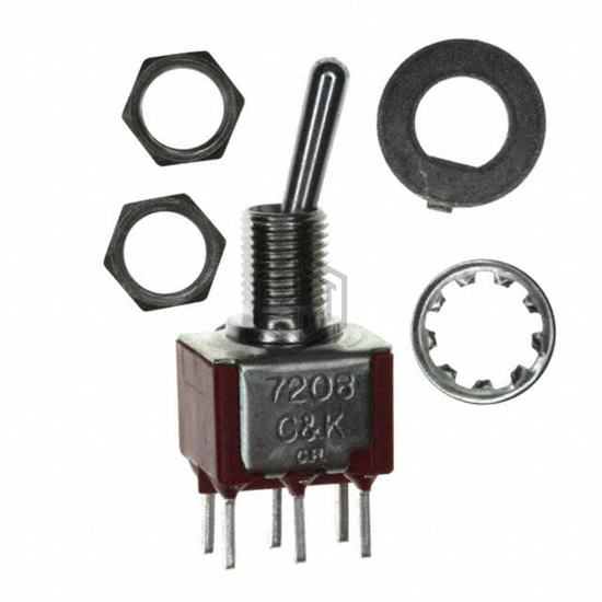 7208SHCQE - C&K - Toggle Switches