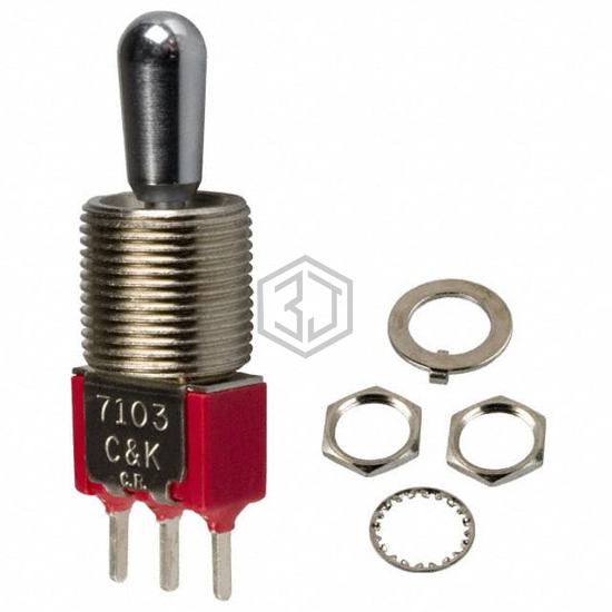 7103T1CWCQE - C&K - Toggle Switches