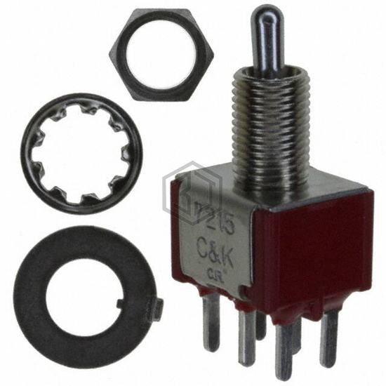 7215MYCQE - C&K - Toggle Switches