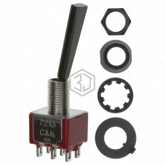 7213P1YZQE2 - C&K - Toggle Switches