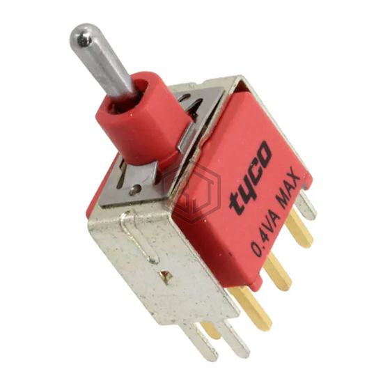 2-1825143-7 - TE Connectivity ALCOSWITCH Switches - Toggle Switches
