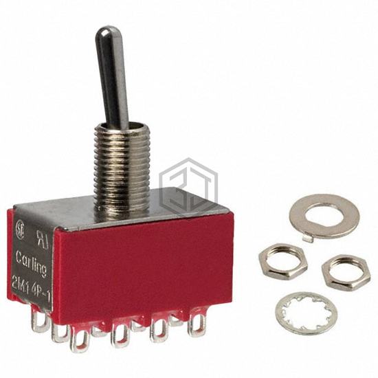 2M1-3P1-T1-B1-M1QE - Carling Technologies - Toggle Switches