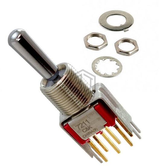7211TCWV4GE - C&K - Toggle Switches