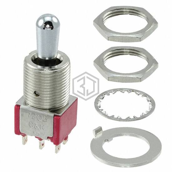 7205T1PZQE - C&K - Toggle Switches