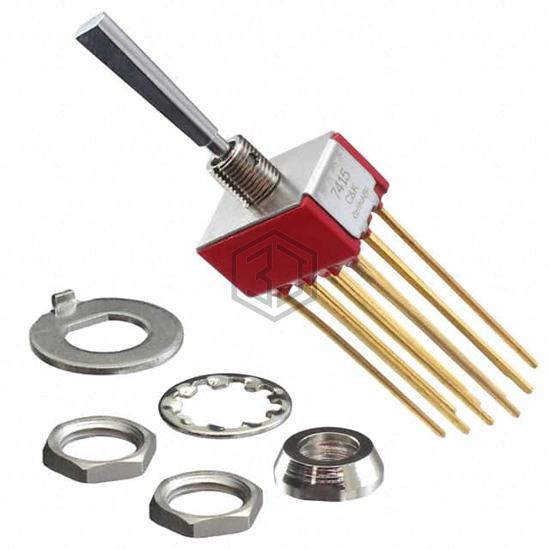 7415P1DW5BE - C&K - Toggle Switches