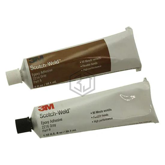 2216-GRAY-2OZ - 3M - Glue, Adhesives, Applicators