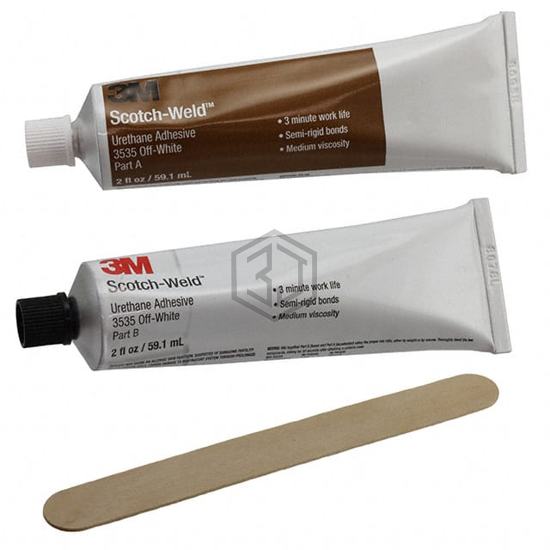 3535 OFF-WHT PART B/A 2OZ 6/CASE - 3M - Glue, Adhesives, Applicators