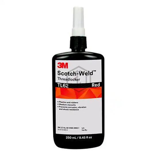 TL62 RED 8.45OZ - 3M - Glue, Adhesives, Applicators