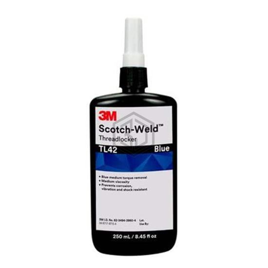TL42 BLU 250ML BTL - 3M - Glue, Adhesives, Applicators