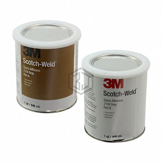 2158-GRAY-1Q-PARTAB - 3M - Glue, Adhesives, Applicators