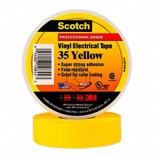 35-YELLOW-1/2 - 3M - Tape