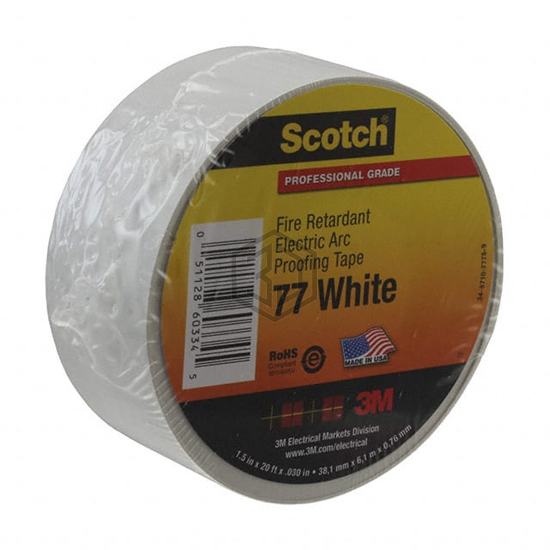 77 WHITE-1-1/2X20FT - 3M - Tape