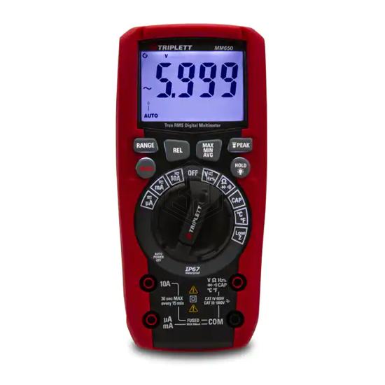 MM650-NIST - Triplett Test Equipment and Tools - Equipment - Multimeters